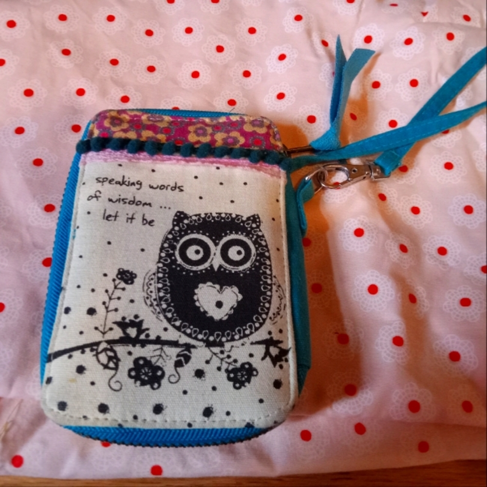 Natural Life Wristlet with Owl #letitbe